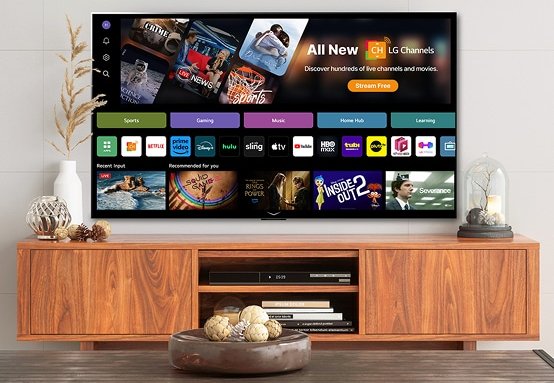 LG Electronics webOS smart platform streaming OLED TVs projectors Integral Home Technology