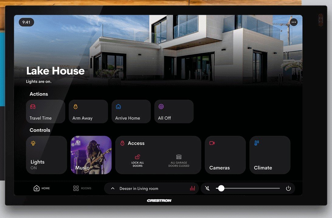 Crestron Home Whole-House audio Integral Home Technology